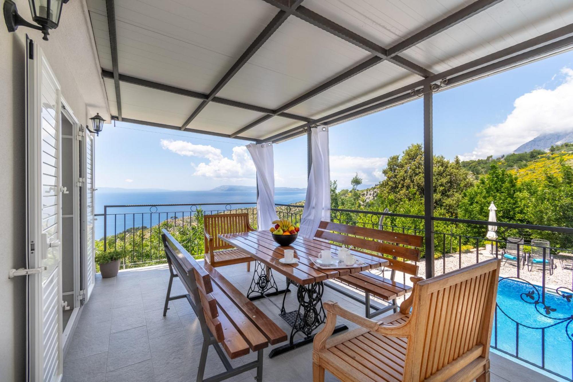 פודגורה Villa With Sea View מראה חיצוני תמונה