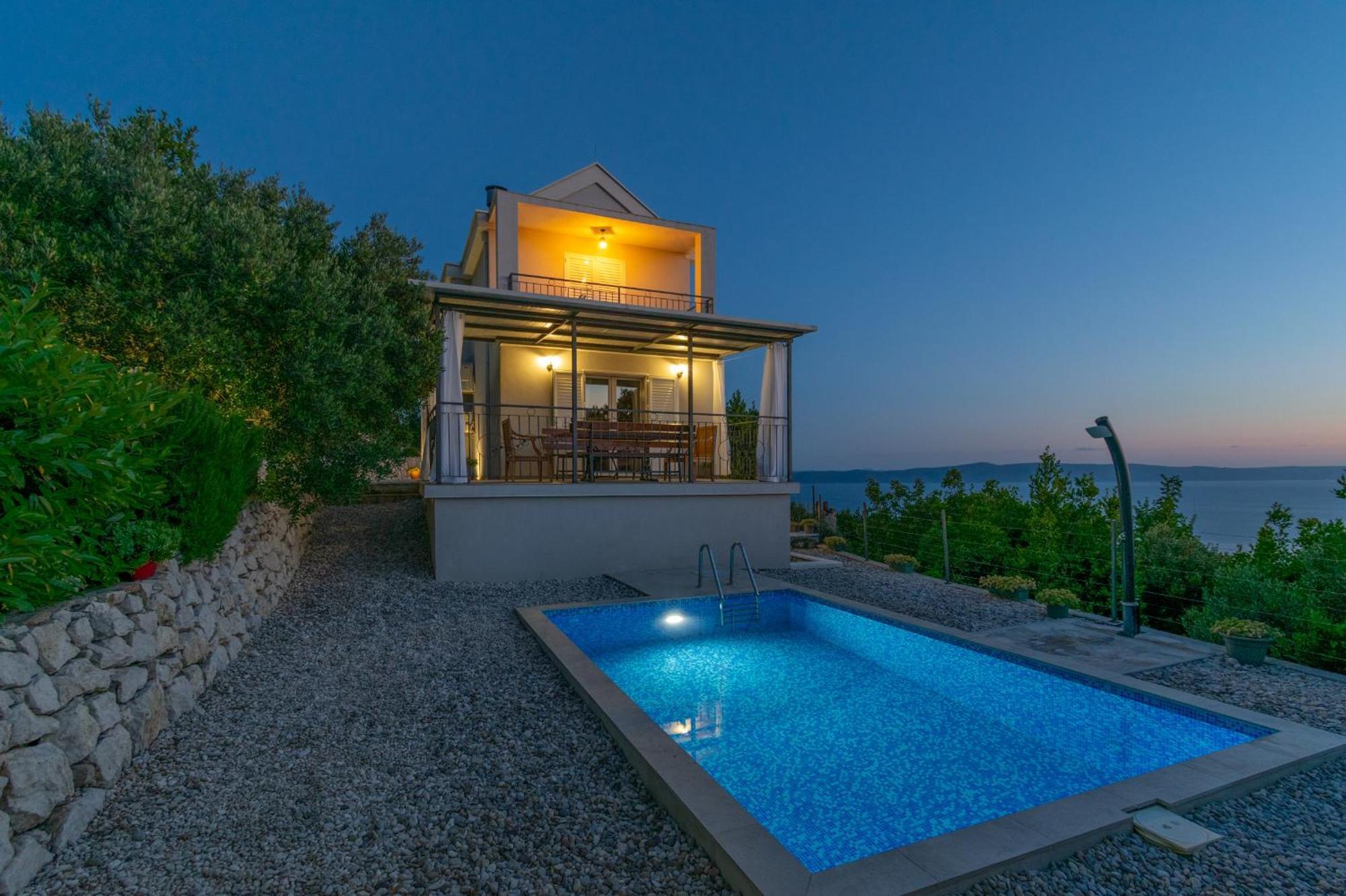 פודגורה Villa With Sea View מראה חיצוני תמונה