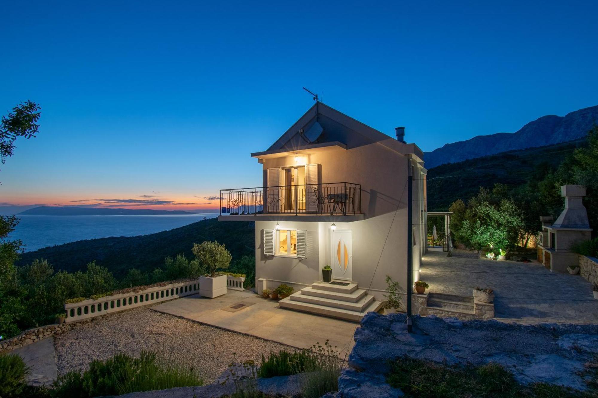 פודגורה Villa With Sea View מראה חיצוני תמונה